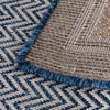 Picture of Cobalt Blue Outdoor Indoor 8x10 Rug