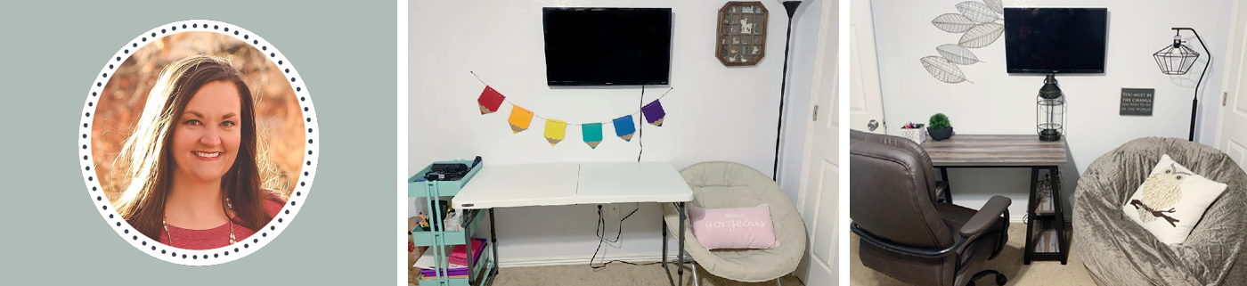 Blogger Spotlight | Teacher's Industrial Home Office Makeover with Laura Funk