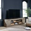 Picture of Krystanza 92" Gray TV Stand