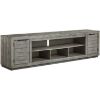 Picture of Naydell 92" Light Gray TV Stand