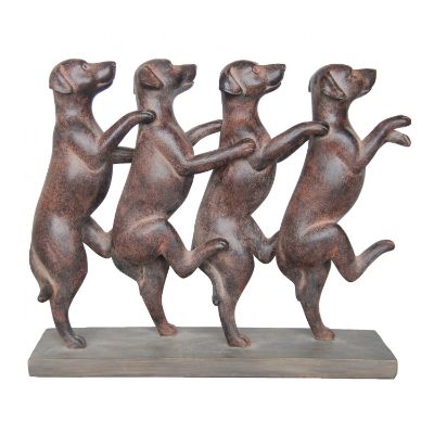 Picture of Dancing Dogs Sculpture