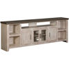 Picture of White 92" Rustic TV Stand