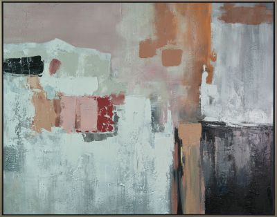 Picture of Abstract White Black Blush