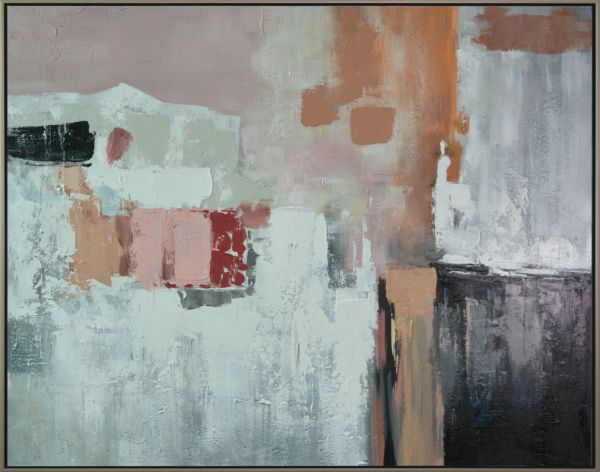 Picture of Abstract White Black Blush