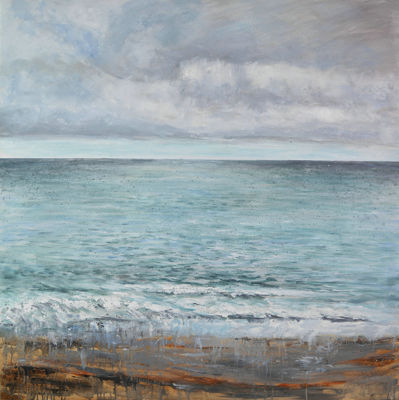 Picture of Hand Painted Ocean Beach