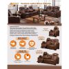 Picture of Backtrack Dual Power Zero Gravity Reclining Sofa w