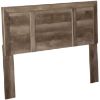 Picture of Barnwood Grey Twin Panel Headboard