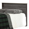 Picture of Zach Gray Full Bookcase Headboard