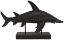 Picture of Hammerhead Shark On Base Black