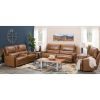 Picture of Rhen Leather Dual Power Reclining Console Loveseat