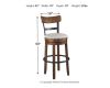 Picture of Valebeck Bar Height Bar Stool