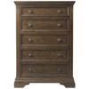 Picture of Olivia Dark Wood 5 Drawer Chest