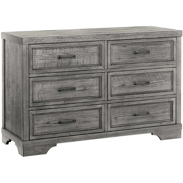 Picture of Foundry Gray 6 Drawer Dresser