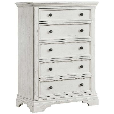 Picture of Olivia White 5 Drawer Chest