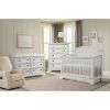 Picture of Olivia White Arch Top Convertible Crib