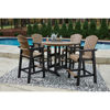 Picture of Fairen Trail Bar Height 46" Table Brown/Black