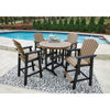 Picture of Fairen Trail Bar Height 46" Table Brown/Black