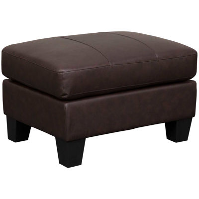 Picture of Aria Brown Leather Ottoman