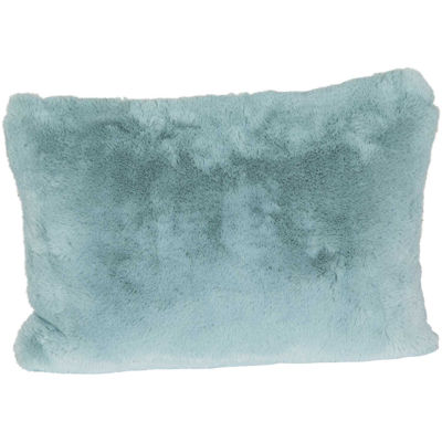 Picture of Soft Blue Rabbit Faux Fur Pillow 15 x 20 *P