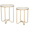 Picture of Faux White Marble Set of 2 Tables