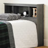 Picture of Zach Gray Bookcase Headboard