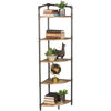 Picture of Hartford Industrial Metal Corner Bookcase 