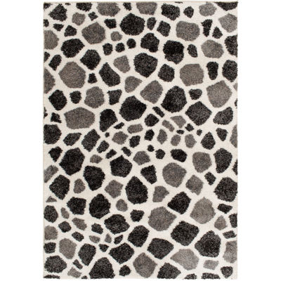 Picture of Olena White Sand/Iron 5x7 Rug