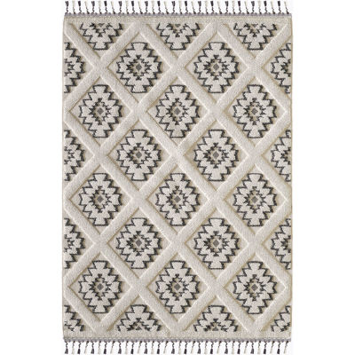 Picture of Rosario Hekori Cream/Dark Grey 5x7 Rug