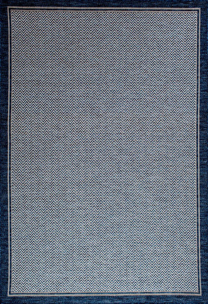 Picture of Cobalt Blue Outdoor Indoor 5x8 Rug