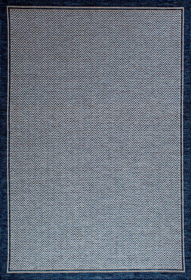 Picture of Cobalt Blue Outdoor Indoor 8x10 Rug