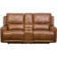 Picture of Rhen Leather Dual Power Reclining Console Loveseat