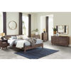 Picture of Calverson Mocha Queen Platform Bed, Brown