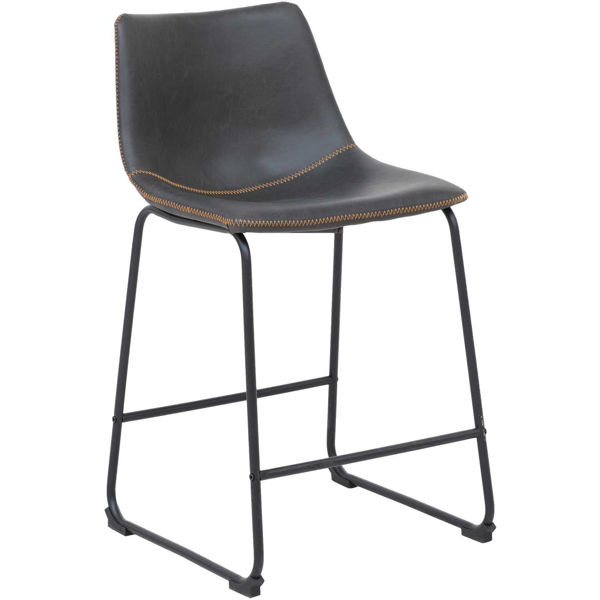 Picture of Hui 24" Vintage Black Barstool