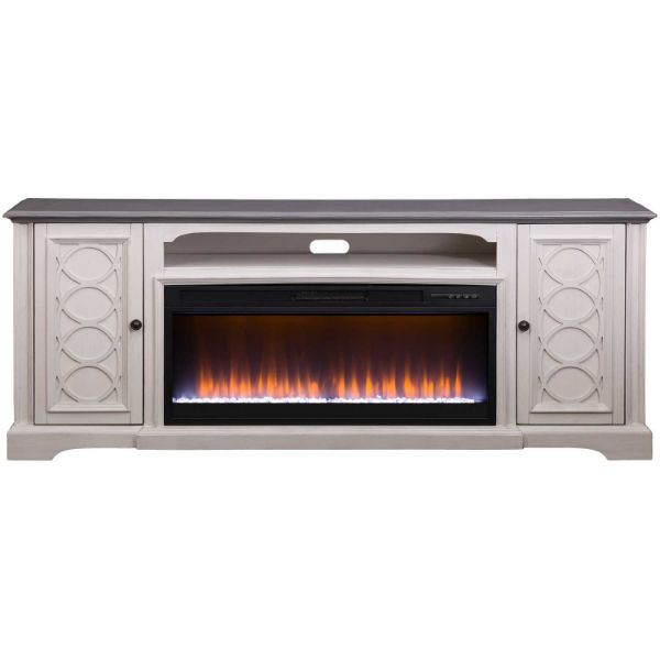 Picture of Montgomery 82" White Fireplace