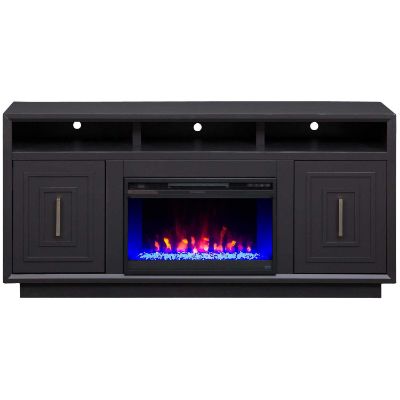 Picture of Sunset Black 67" Fireplace Console