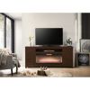 Picture of Hargis 75" Brown Fireplace