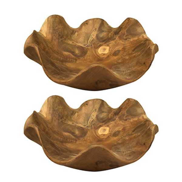 Picture of Teak Bowls, Set of 2