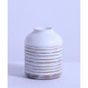 Picture of White Circular Etch Vase