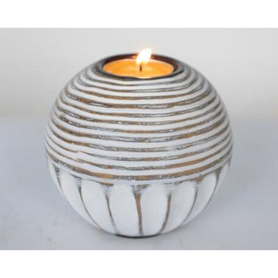 Picture of Round White Votive Holder