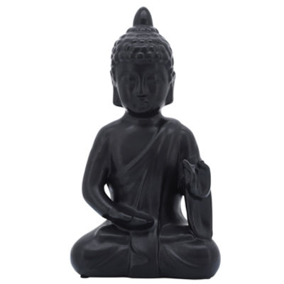 Picture of Black Ceramic Seated Buddha