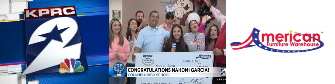 KPRC 2 Senior Scholarships | AFW Surprises Nahomi Garcia with $2,500 Scholarship