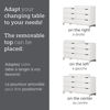 Picture of Kanagane - 6-Drawer Changing Table, White* D