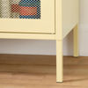 Picture of Crea - Metal Mesh 2-Door Accent Cabinet, Yellow *D