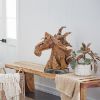 Picture of Teak Horse Sculpture