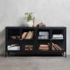 Picture of Wales Four Door Black Cabinet