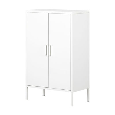 Picture of Crea - Metal 2-Door Accent Cabinet, White *D