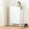 Picture of Crea - Metal 2-Door Accent Cabinet, White *D