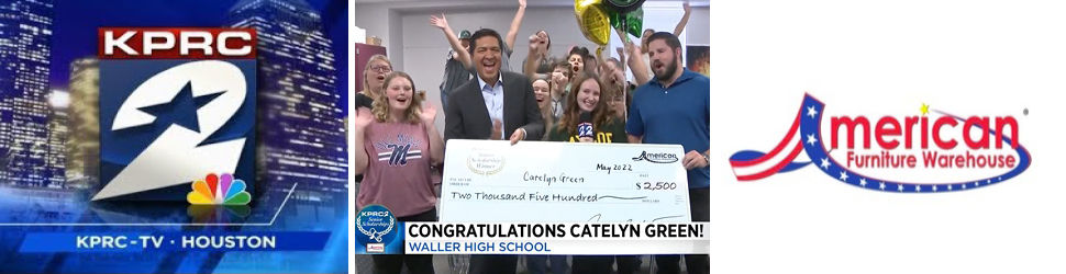 KPRC 2 Senior Scholarships | AFW Surprises Catelyn Green with $2,500 Scholarship