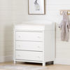 Picture of Cotton Candy - 3-Drawer Changing Table, White *D