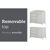 Picture of Cotton Candy - Changing Table with Station, Soft Gray *D